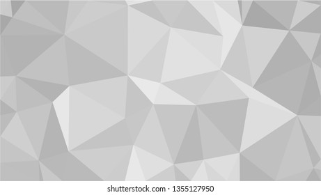 White Polygonal Mosaic Background, Low Poly Style, Vector illustration, Business Design Templates