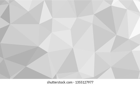 White Polygonal Mosaic Background, Low Poly Style, Vector illustration, Business Design Templates