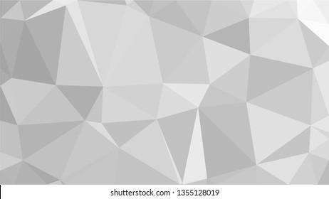 White Polygonal Mosaic Background, Low Poly Style, Vector illustration, Business Design Templates