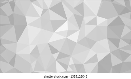 White Polygonal Mosaic Background, Low Poly Style, Vector illustration, Business Design Templates