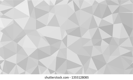 White Polygonal Mosaic Background, Low Poly Style, Vector illustration, Business Design Templates
