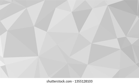 White Polygonal Mosaic Background, Low Poly Style, Vector illustration, Business Design Templates
