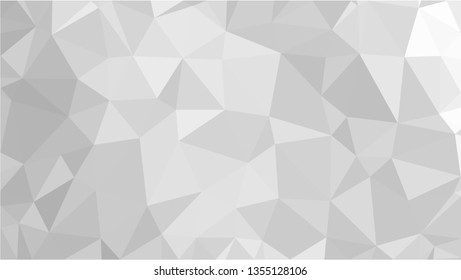 White Polygonal Mosaic Background, Low Poly Style, Vector illustration, Business Design Templates