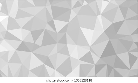 White Polygonal Mosaic Background, Low Poly Style, Vector illustration, Business Design Templates