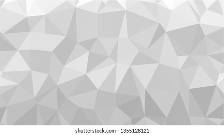 White Polygonal Mosaic Background, Low Poly Style, Vector illustration, Business Design Templates