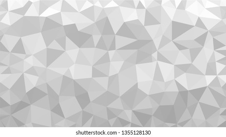 White Polygonal Mosaic Background, Low Poly Style, Vector illustration, Business Design Templates