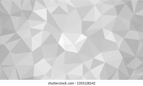 White Polygonal Mosaic Background, Low Poly Style, Vector illustration, Business Design Templates