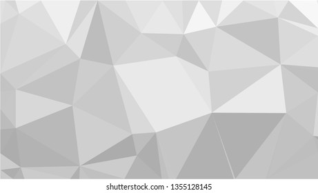 White Polygonal Mosaic Background, Low Poly Style, Vector illustration, Business Design Templates