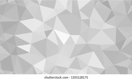 White Polygonal Mosaic Background, Low Poly Style, Vector illustration, Business Design Templates