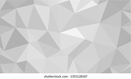 White Polygonal Mosaic Background, Low Poly Style, Vector illustration, Business Design Templates