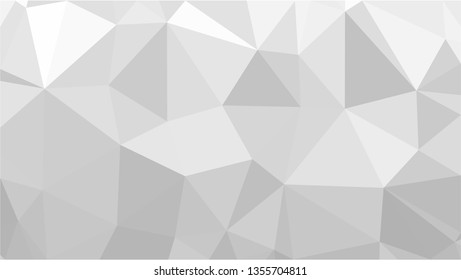 White Polygonal Mosaic Background, Low Poly Style, Vector illustration, Business Design Templates