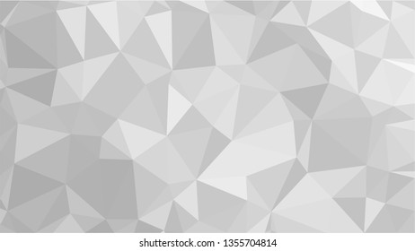 White Polygonal Mosaic Background, Low Poly Style, Vector illustration, Business Design Templates