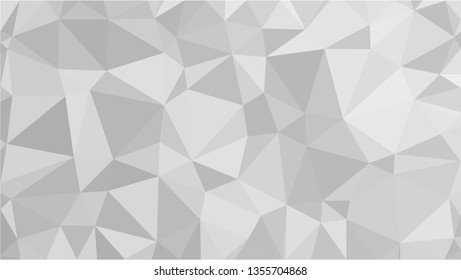 White Polygonal Mosaic Background, Low Poly Style, Vector illustration, Business Design Templates
