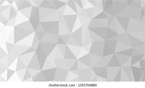 White Polygonal Mosaic Background, Low Poly Style, Vector illustration, Business Design Templates