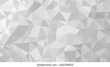 White Polygonal Mosaic Background, Low Poly Style, Vector illustration, Business Design Templates