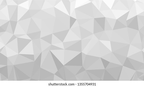 White Polygonal Mosaic Background, Low Poly Style, Vector illustration, Business Design Templates
