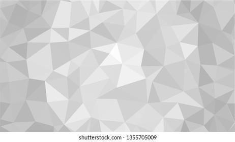 White Polygonal Mosaic Background, Low Poly Style, Vector illustration, Business Design Templates