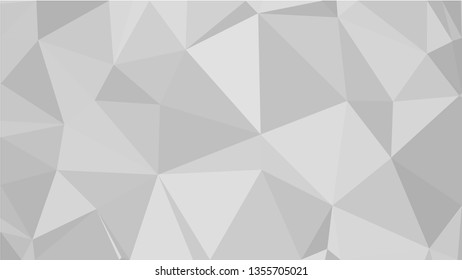 White Polygonal Mosaic Background, Low Poly Style, Vector illustration, Business Design Templates