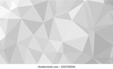 White Polygonal Mosaic Background, Low Poly Style, Vector illustration, Business Design Templates