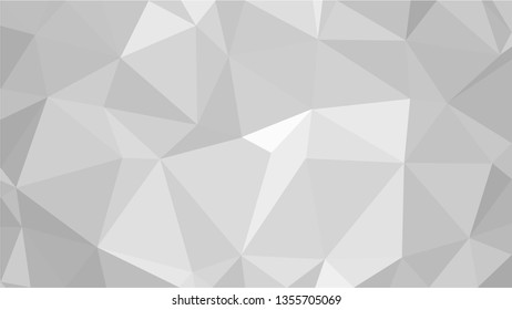 White Polygonal Mosaic Background, Low Poly Style, Vector illustration, Business Design Templates