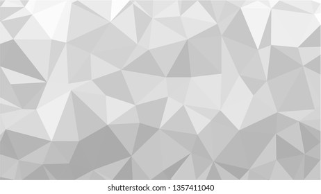 White Polygonal Mosaic Background, Low Poly Style, Vector illustration, Business Design Templates