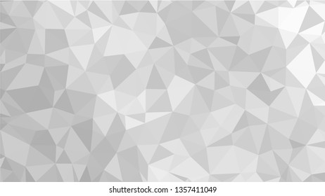 White Polygonal Mosaic Background, Low Poly Style, Vector illustration, Business Design Templates