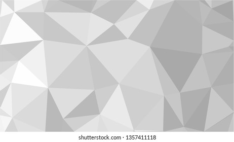 White Polygonal Mosaic Background, Low Poly Style, Vector illustration, Business Design Templates