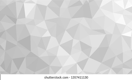 White Polygonal Mosaic Background, Low Poly Style, Vector illustration, Business Design Templates