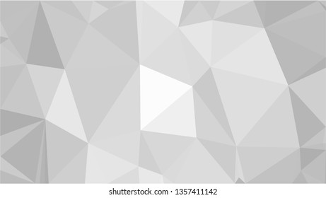 White Polygonal Mosaic Background, Low Poly Style, Vector illustration, Business Design Templates