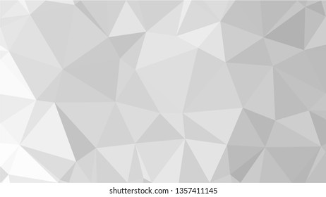 White Polygonal Mosaic Background, Low Poly Style, Vector illustration, Business Design Templates