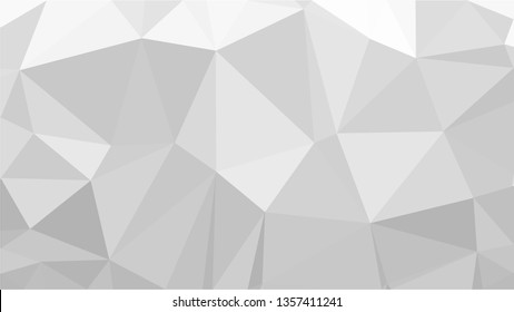 White Polygonal Mosaic Background, Low Poly Style, Vector illustration, Business Design Templates