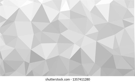 White Polygonal Mosaic Background, Low Poly Style, Vector illustration, Business Design Templates
