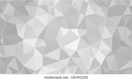 White Polygonal Mosaic Background, Low Poly Style, Vector illustration, Business Design Templates