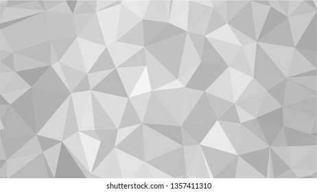 White Polygonal Mosaic Background, Low Poly Style, Vector illustration, Business Design Templates