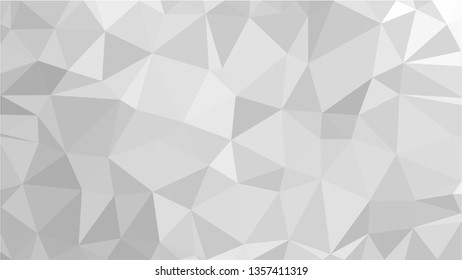 White Polygonal Mosaic Background, Low Poly Style, Vector illustration, Business Design Templates