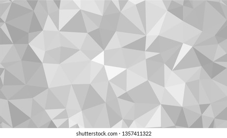 White Polygonal Mosaic Background, Low Poly Style, Vector illustration, Business Design Templates