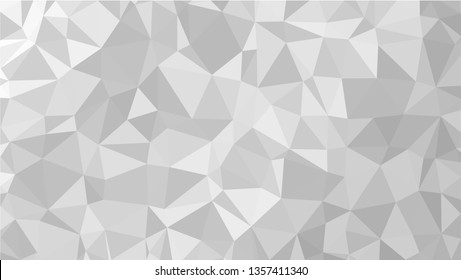 White Polygonal Mosaic Background, Low Poly Style, Vector illustration, Business Design Templates