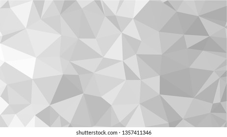 White Polygonal Mosaic Background, Low Poly Style, Vector illustration, Business Design Templates