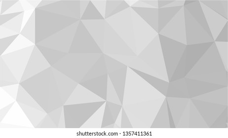 White Polygonal Mosaic Background, Low Poly Style, Vector illustration, Business Design Templates