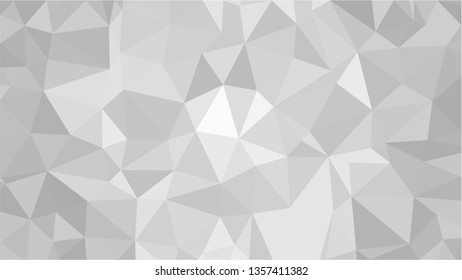 White Polygonal Mosaic Background, Low Poly Style, Vector illustration, Business Design Templates