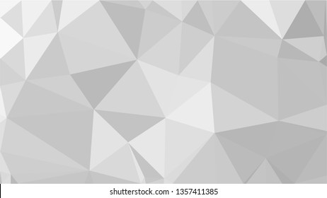 White Polygonal Mosaic Background, Low Poly Style, Vector illustration, Business Design Templates