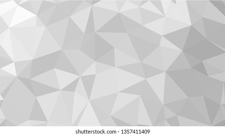 White Polygonal Mosaic Background, Low Poly Style, Vector illustration, Business Design Templates