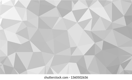 White Polygonal Mosaic Background, Low Poly Style, Vector illustration, Business Design Templates