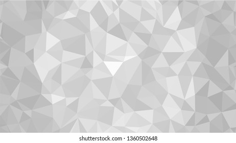 White Polygonal Mosaic Background, Low Poly Style, Vector illustration, Business Design Templates