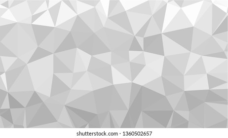 White Polygonal Mosaic Background, Low Poly Style, Vector illustration, Business Design Templates