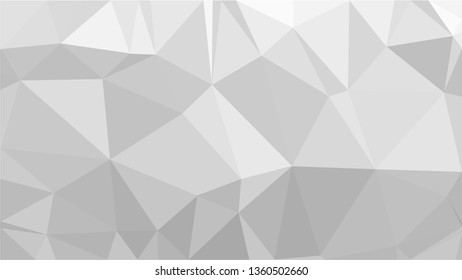 White Polygonal Mosaic Background, Low Poly Style, Vector illustration, Business Design Templates