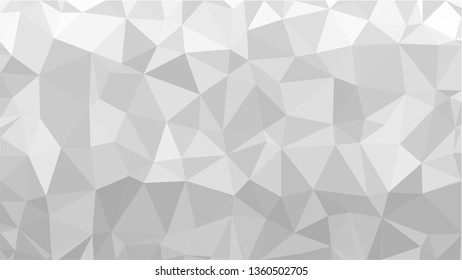 White Polygonal Mosaic Background, Low Poly Style, Vector illustration, Business Design Templates