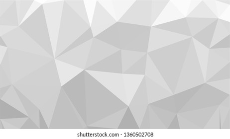 White Polygonal Mosaic Background, Low Poly Style, Vector illustration, Business Design Templates