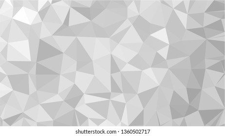 White Polygonal Mosaic Background, Low Poly Style, Vector illustration, Business Design Templates
