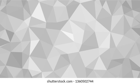 White Polygonal Mosaic Background, Low Poly Style, Vector illustration, Business Design Templates